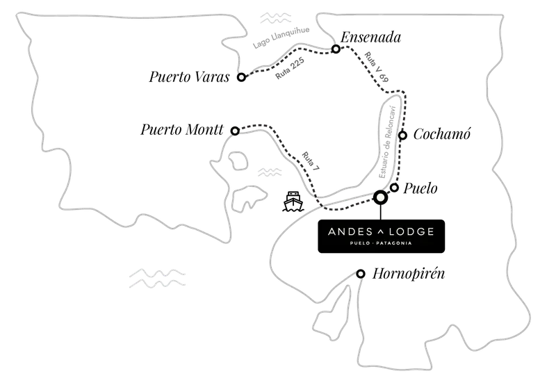 Mapa Cochamó